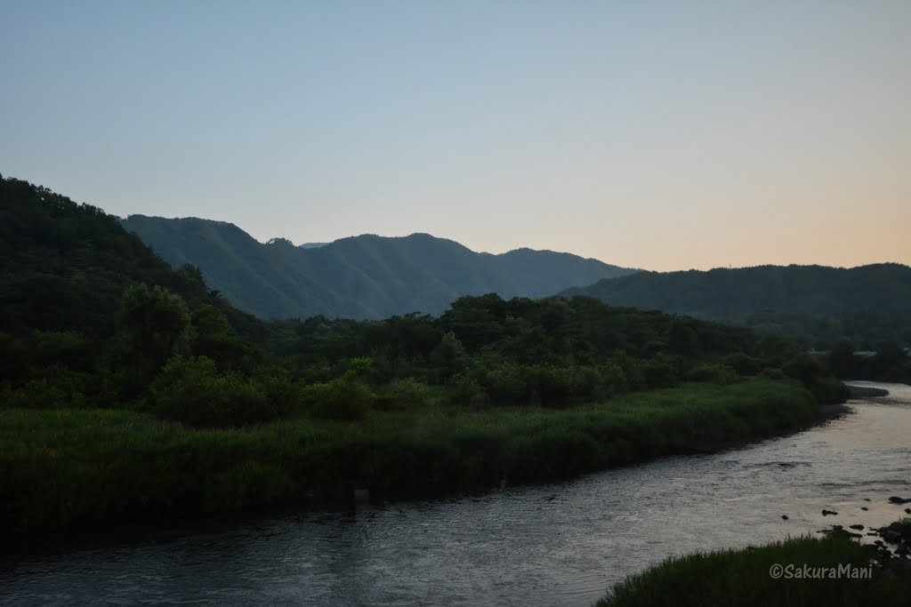 Iwate through a glass window